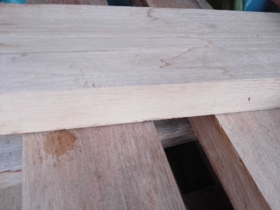 Parapet drewniany, dębowy