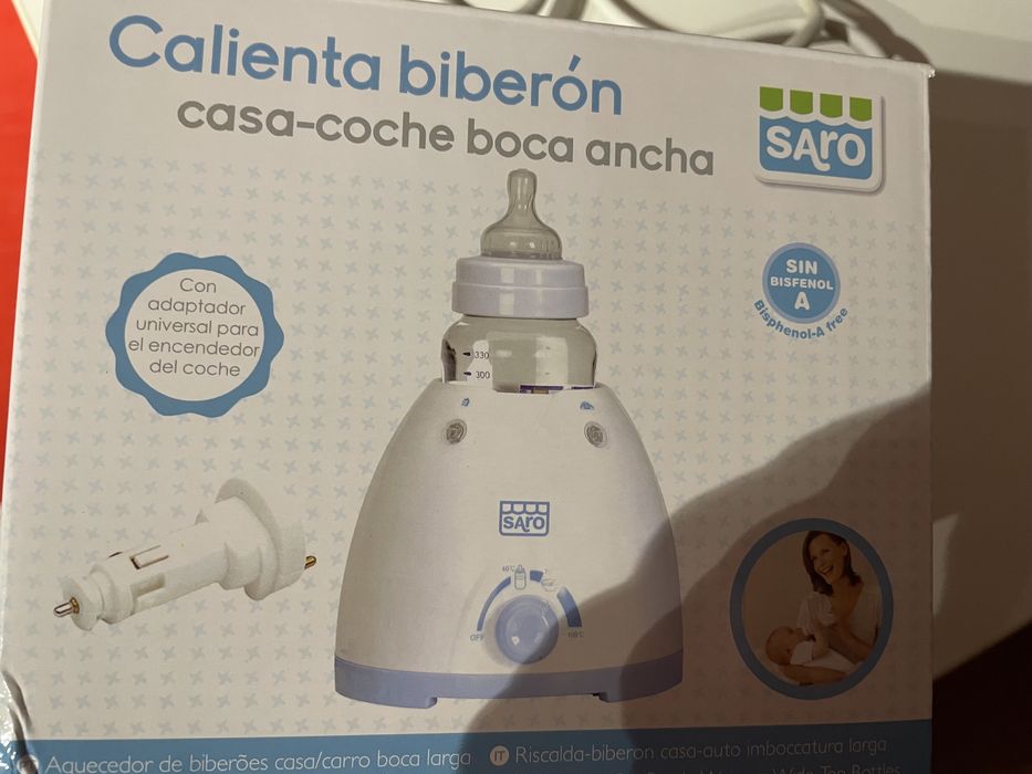 Aquecedor para biberoes casa-carro Saro