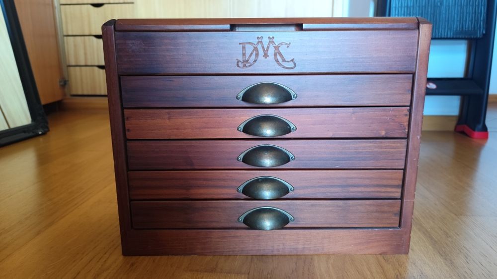 Caixa madeira DMC