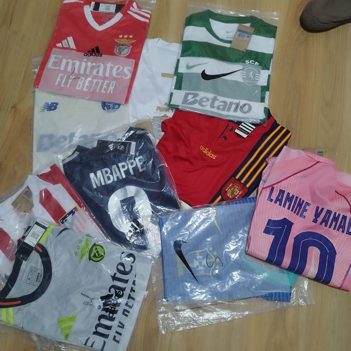 Camisolas de futebol APENAS 15€