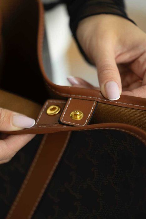 Жіноча велика сумка Celine Small Bucket з натуральної шкіри. НОВИНКА