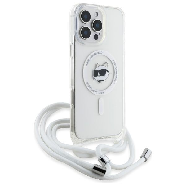 Karl Lagerfeld KLHMP16LHCCHNT iPhone 16  Pro 6.3" hardcase transparen