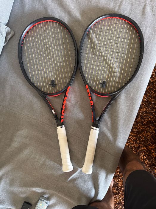2 Wilson Clash tennis raquets 295gr