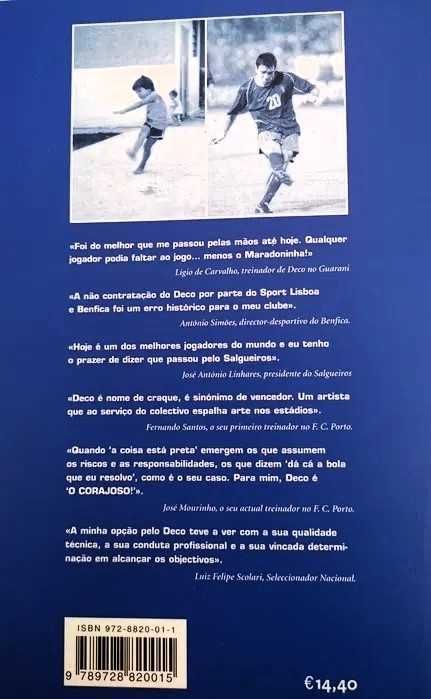Livro "Deco - O Preço da Glória"