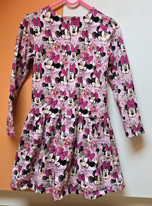 Sukienka Minnie Mouse 128 – stan bardzo dobry