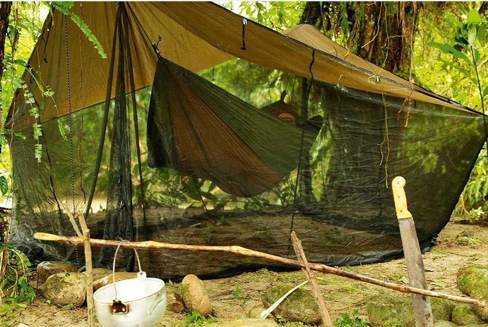 Plandeka moskitiera przeciwko owadom Amazonas