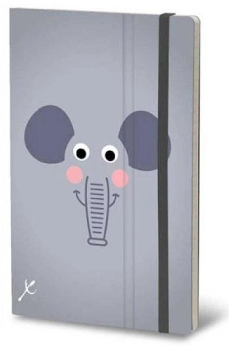 Notatnik 210x130/192K Elephant Stifflex twarda,132x215 mm