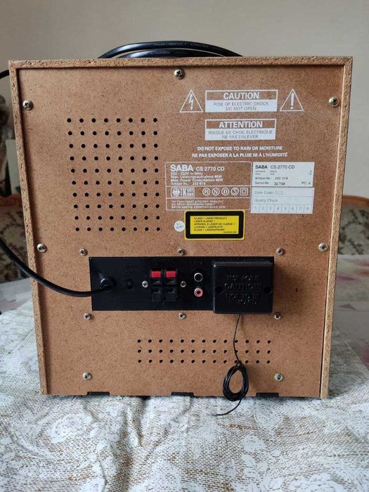 Продам двухкасетный магнитофон saba cs2770 cd