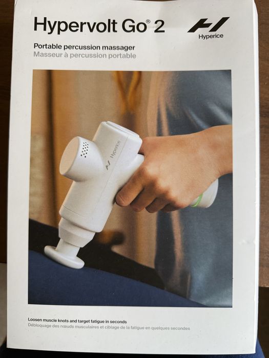 Hypervolt GO 2 портативний перкусійний масажер — «масаж-пістолет»