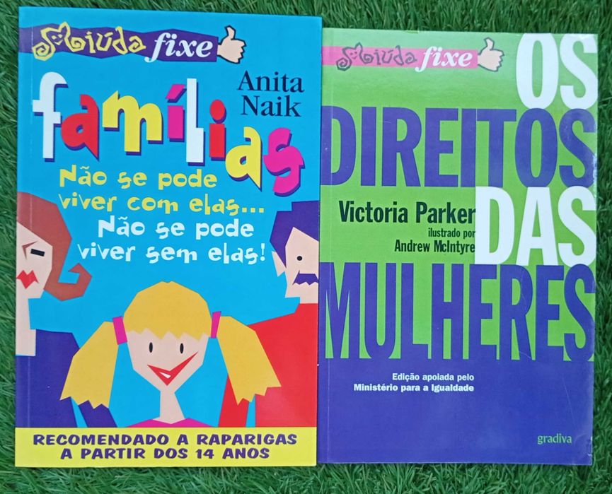 Dois livros da coleção "Miúda Fixe" da Gradiva