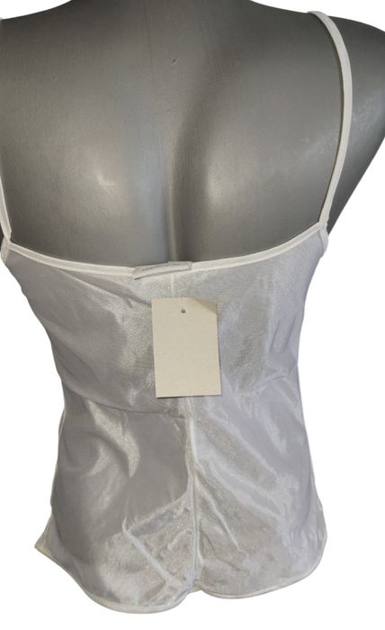 Nowa koszulka do spania biała koronka elegancka r S 36