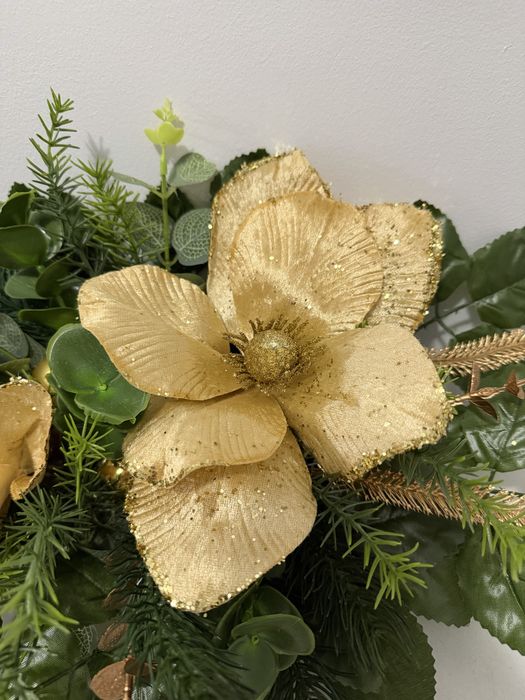 Kompozycja nagrobna świąteczna / stroik świąteczny
