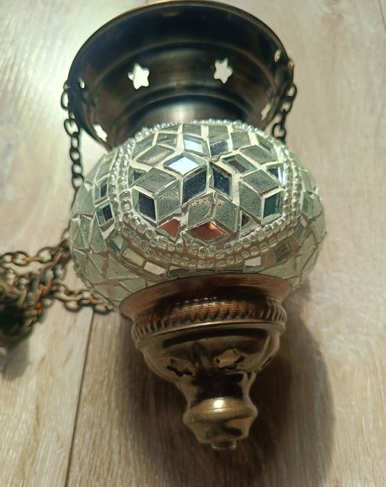 Czasopisma lampion orientalny świecznik