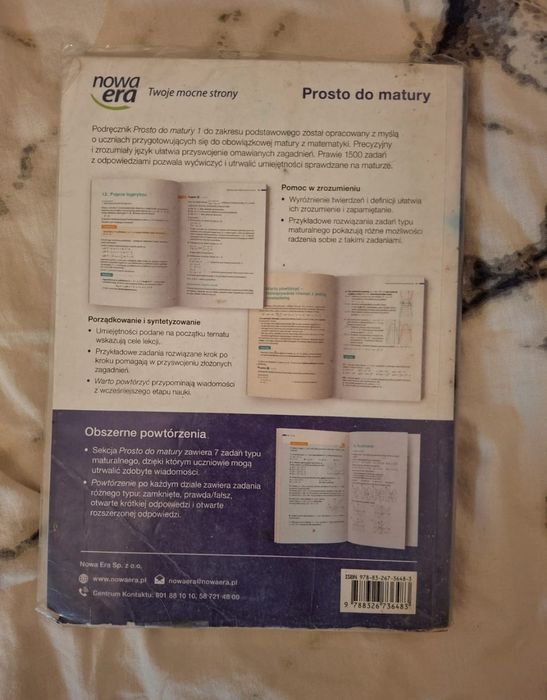 Podręcznik Prosto do matury 1 – Zakres podstawowy, Nowa Era
