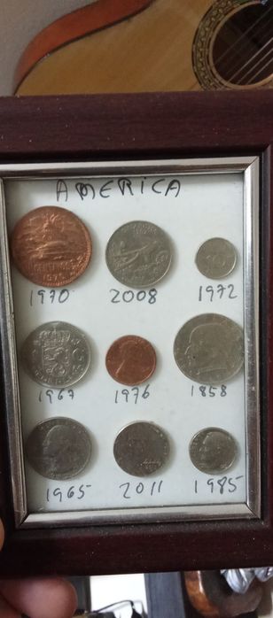 Moedas antigas. Portugal e vários países