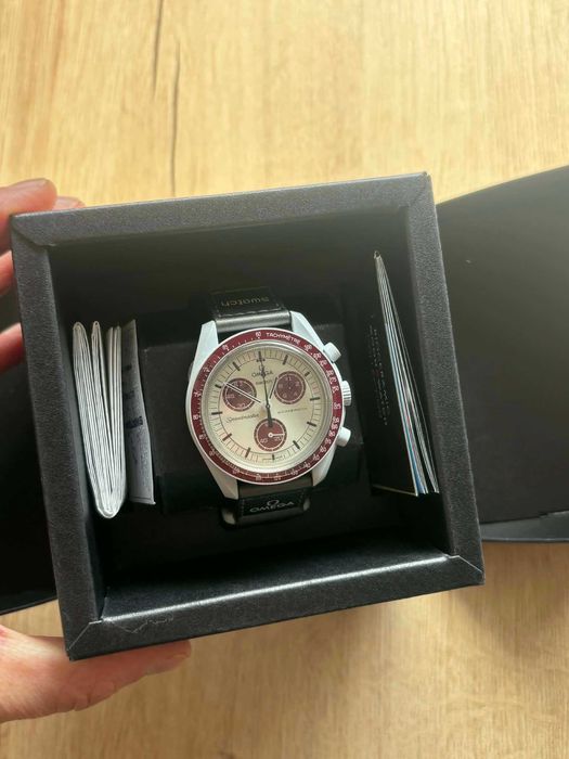 Omega x Swatch Bioceramic Moonswatch Mission to Pluto SO33M101 Nowy