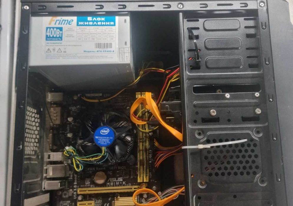 системный материнка::ASUS H81M-K и процесора Intel Core G3250-3.2GHz