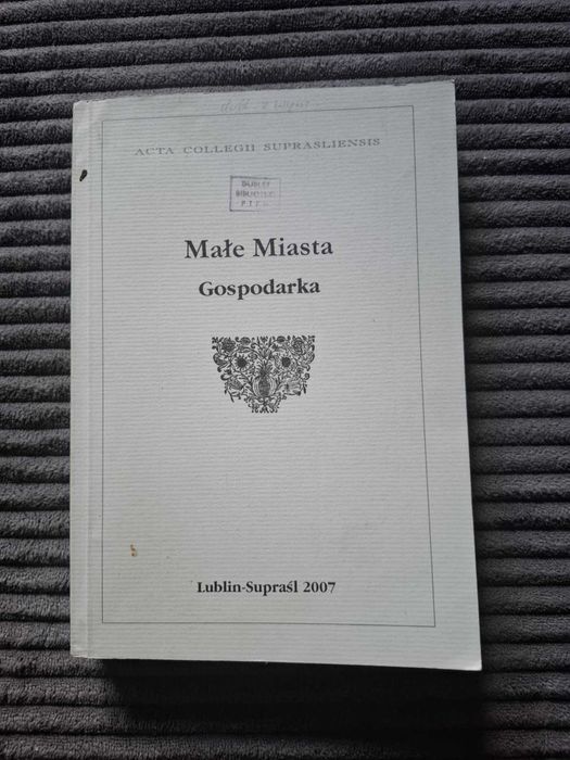 Małe miasta. Gospodarka