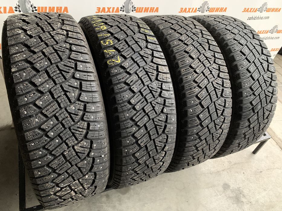 (4шт) 215/60R17 Continental IceContact 2 шип зимові шини