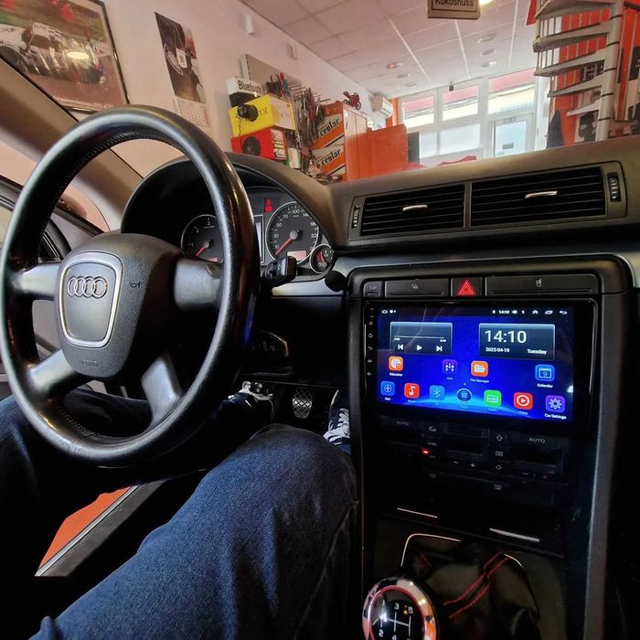 Rádio 2DIN 9" [4+64GB] • AUDI A4 (2000 a 2009) • Android • B6 B7