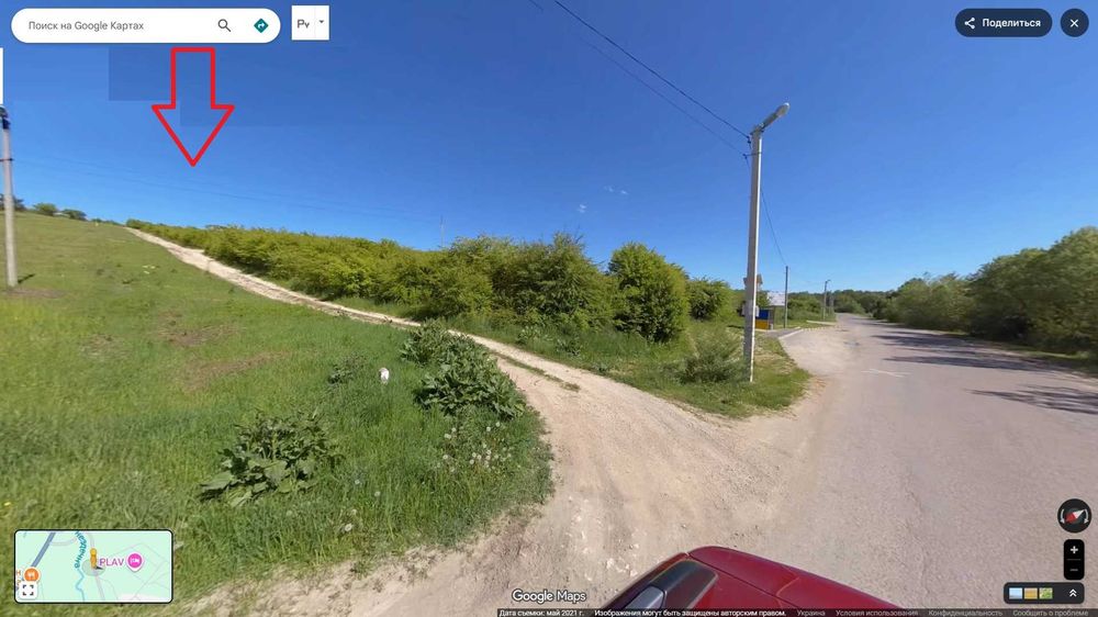 ділянка у с. Байківці в передмісті Тернополя