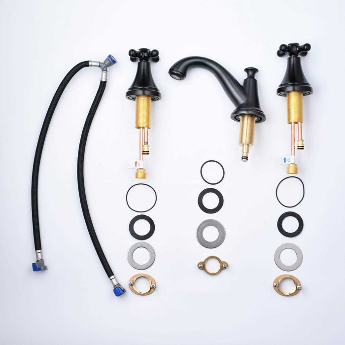 Torneira Casa de Banho em Preto - Bidet e Lavatorio