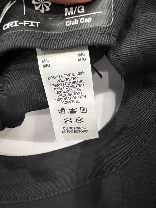 Кепка унисекс Nike Df Club Cap U Cb Mtswsh L Black FB5372-010