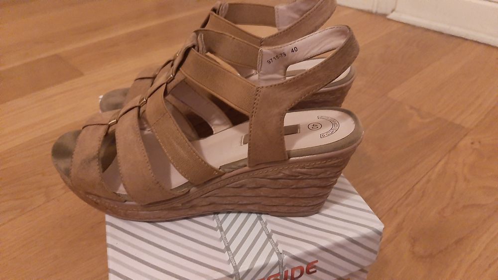 Sandálias camel 40 da FootSide