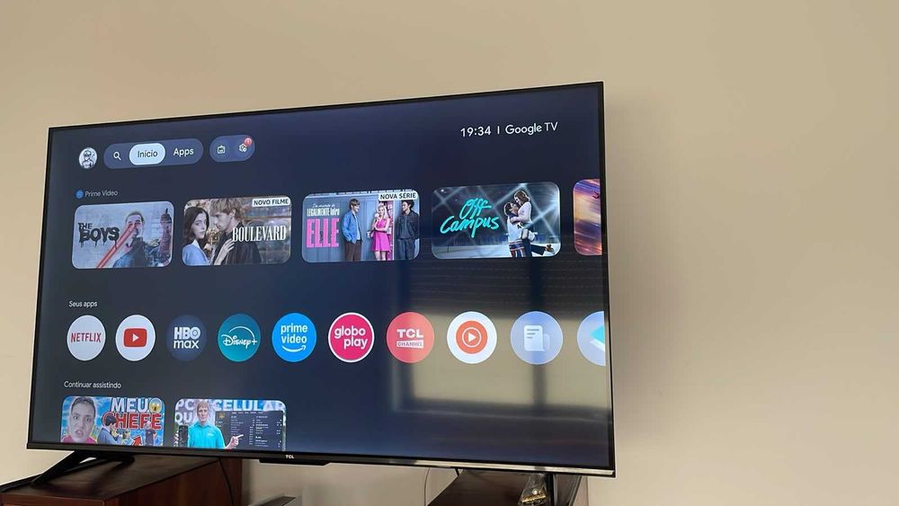 Smart TV TCL 55" 4K UHD 55P61K