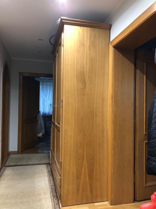 Meble z drewna dębowego, szafa, komoda, lustro, szafka na buty   Pilne!!!