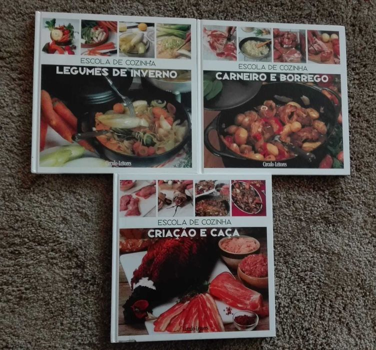 Coleção 10  livros de cozinha - Receitas Círculo de leitores