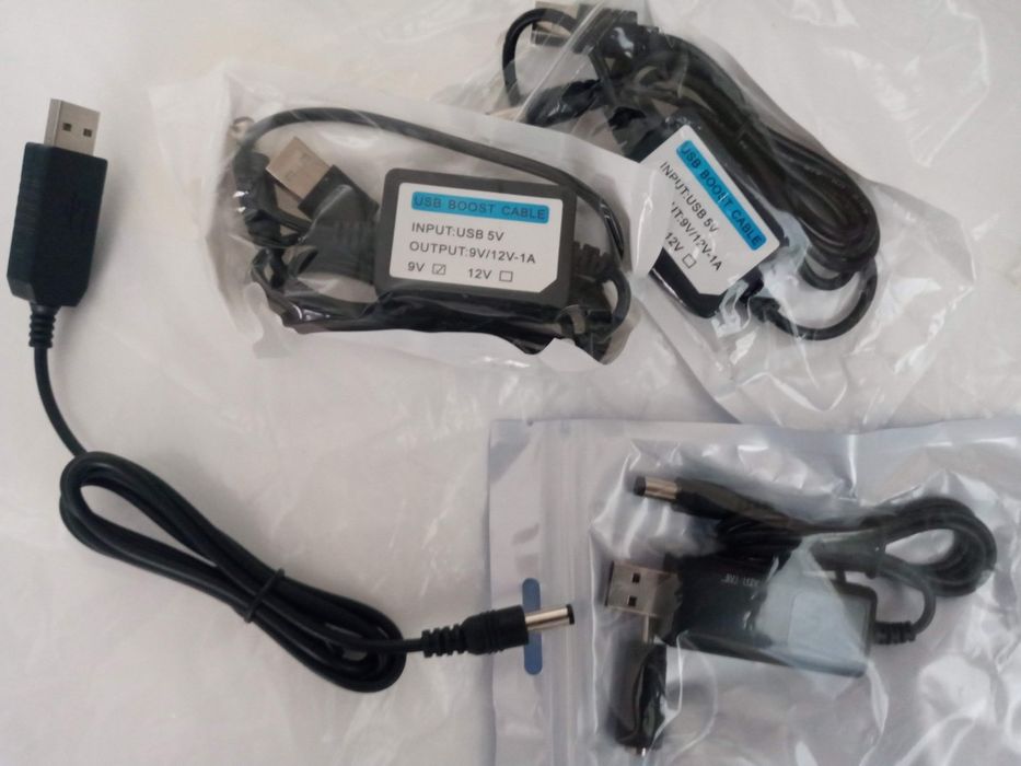 Аксессуары Адаптер питания Преобразователь с 5волть на 9/12