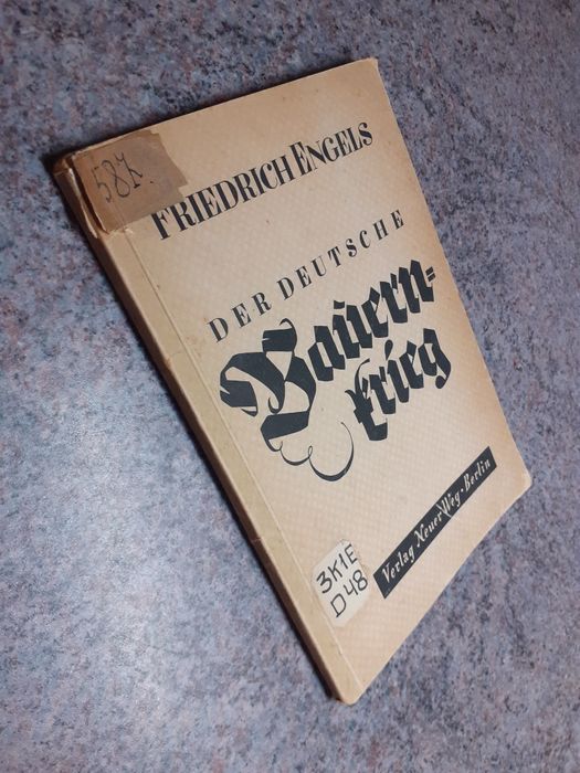 Friedrich Engels - Der deutsche Bauernkrieg [Neuer Weg 1946]