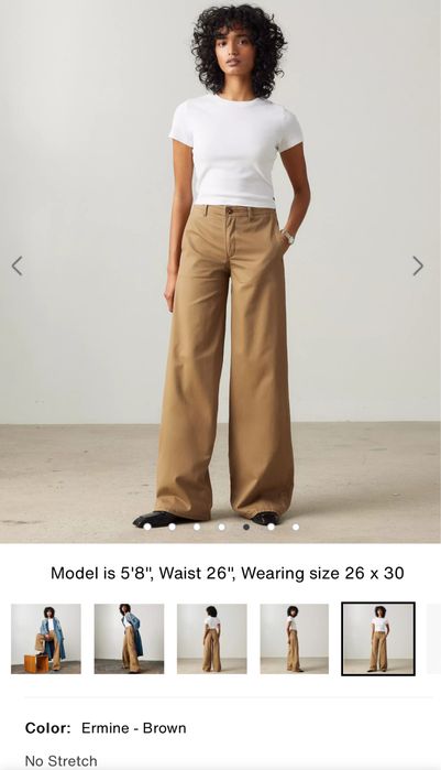 Широкі джинси чінос Levis 28/31