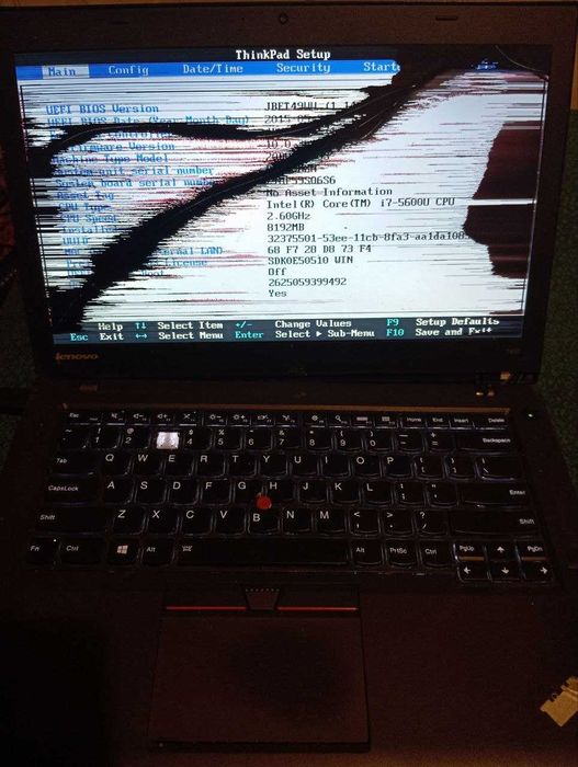 ноутбук на запчастини  thinkpad t450