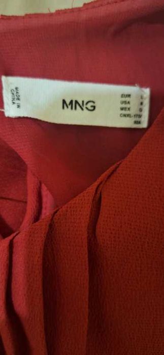 Vestido comprido Mango