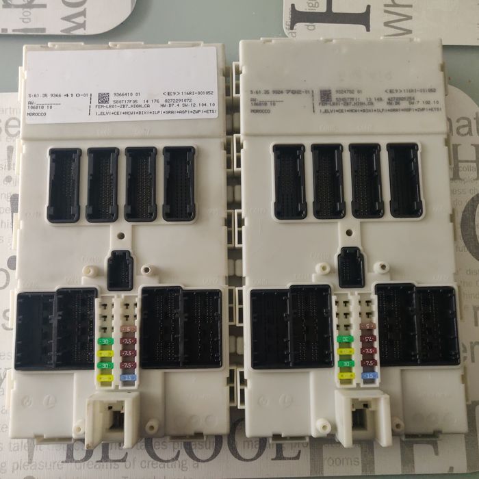 Fem Bmw модуль блок bdc ключі