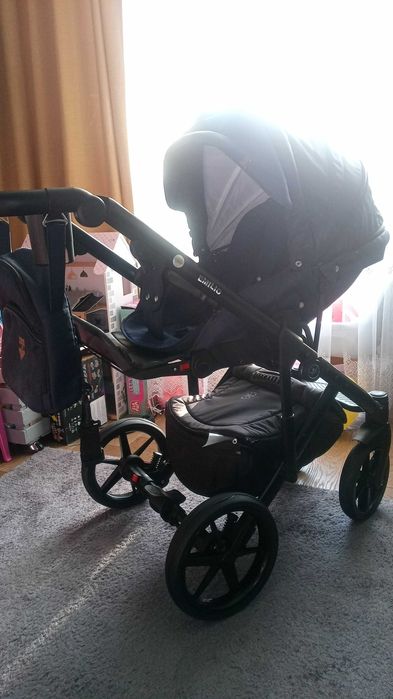 Wózek Adamex EMILIO zestaw wózek, spacerówka, łupina z adapterami