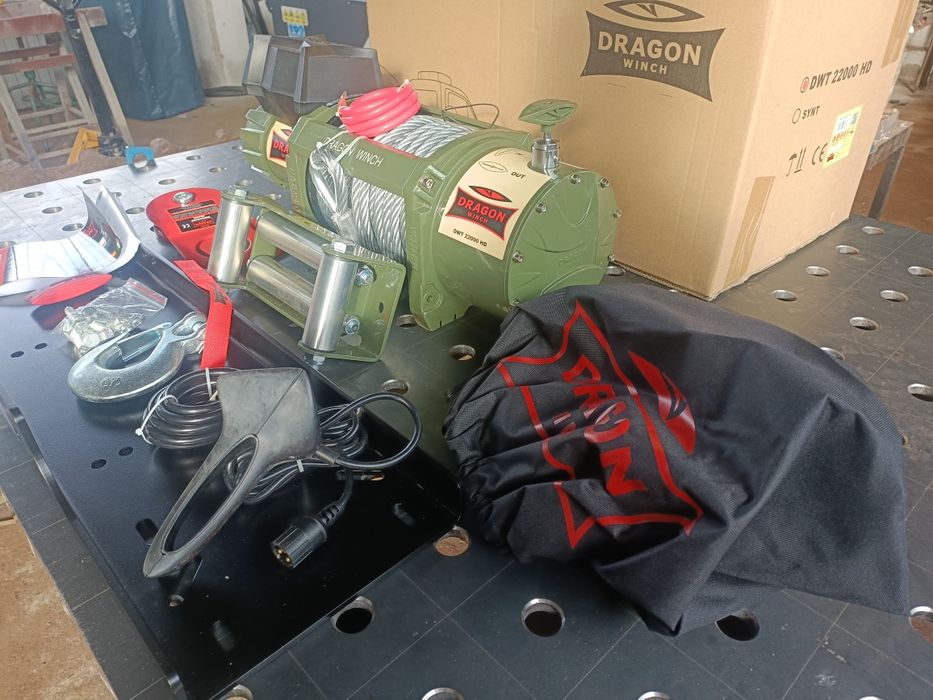 Wyciągarka, wciągarka Dragon Winch DWT 22000 HD 24V Mega Zestaw Gratis