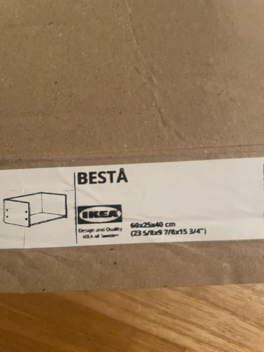 Ikea Besta rama szuflady