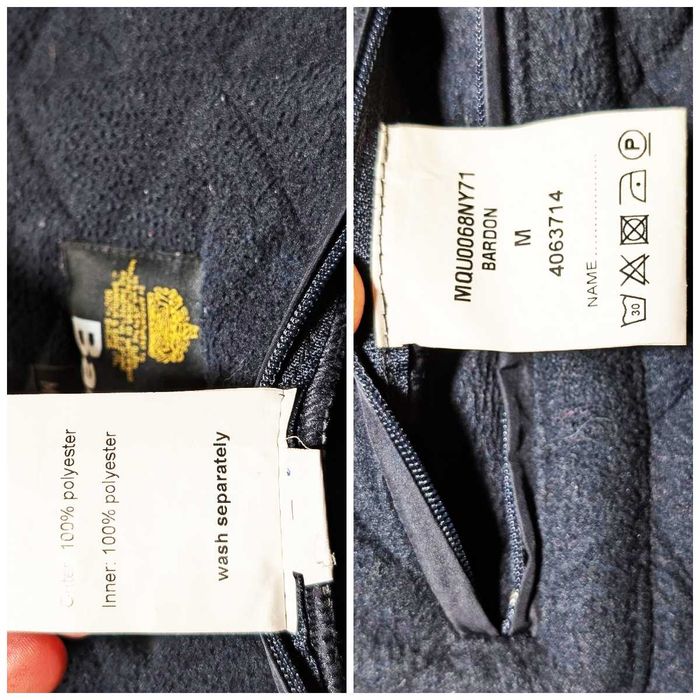 Утеплена стьобана куртка Barbour Bardon quilted М розм оригінал ідеал