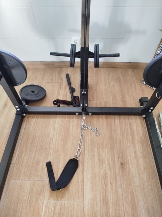 Rack Musculação Multifunções com polias447402348129167361