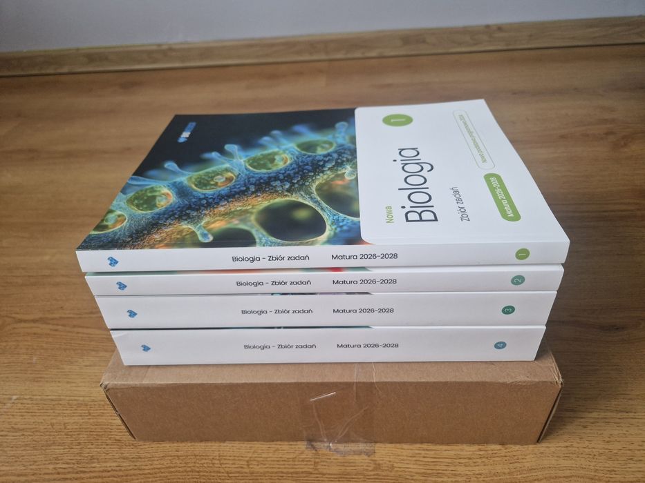 Biomedica biologia zbiory zadań tomy 1-4 2026-2028