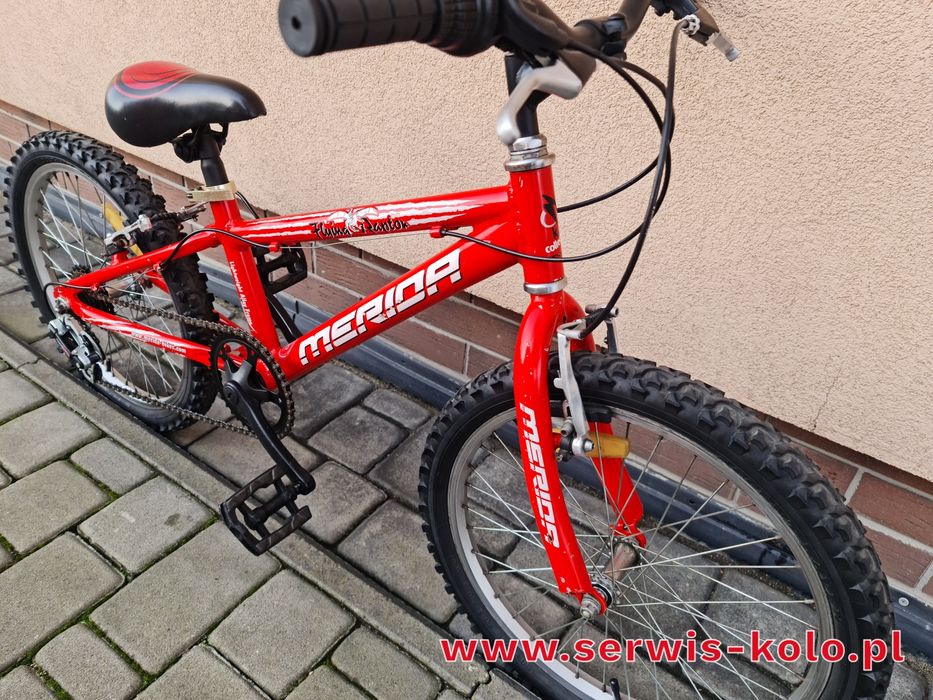 Rower dziecięcy MERIDA koła 20 SHIMANO okazja rabat ALUMINIUM WYSYŁKA
