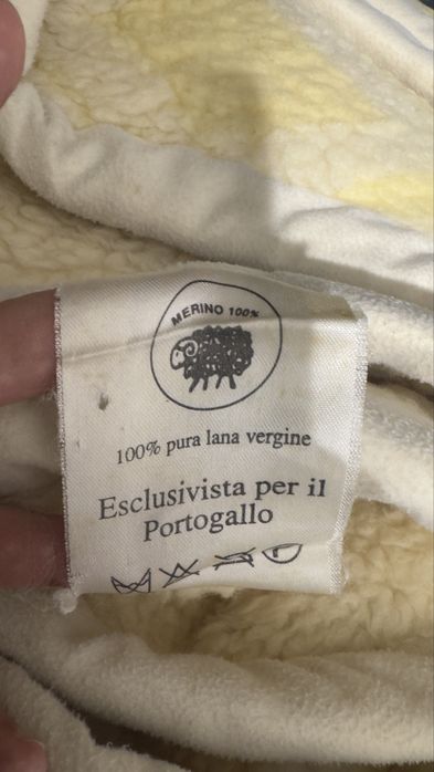 Cobertor 100% lã de ovelha