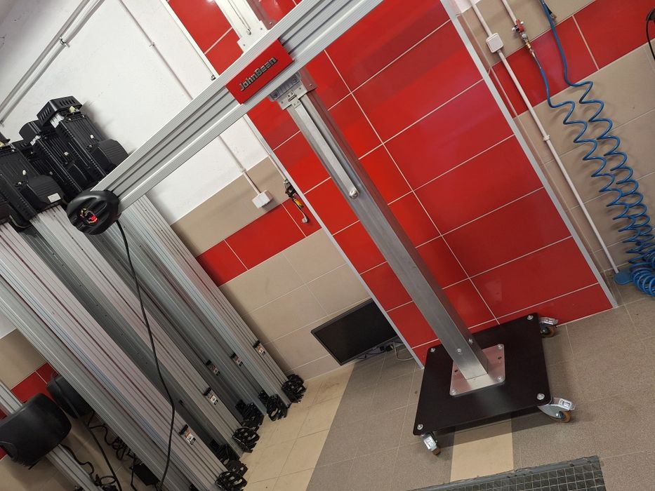 John Bean 3D V2400 AC400 lift geometria kół zbieżność