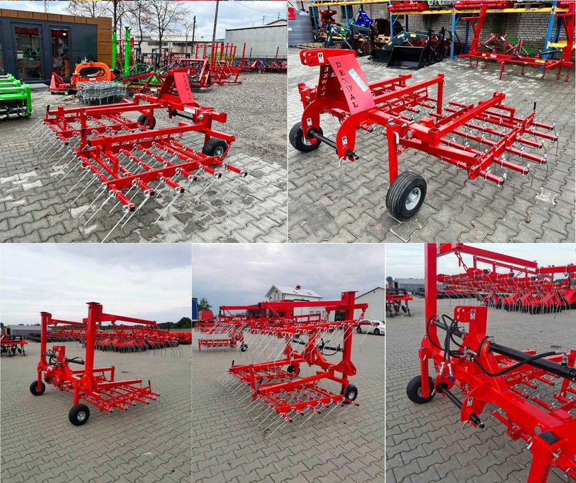 Brona palcowa Chwastownik 1.5- 3.0- 4.5- 6m brona polowa włóka Dexwal metaltechnik chwastownik do truskawek Dostawa całe PL! Sprzedaż ratalna! Pielnik
