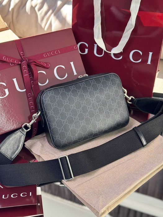Кроссбоди сумка Gucci черный мессенджер Гуччи Small Crossbody Гучи c842