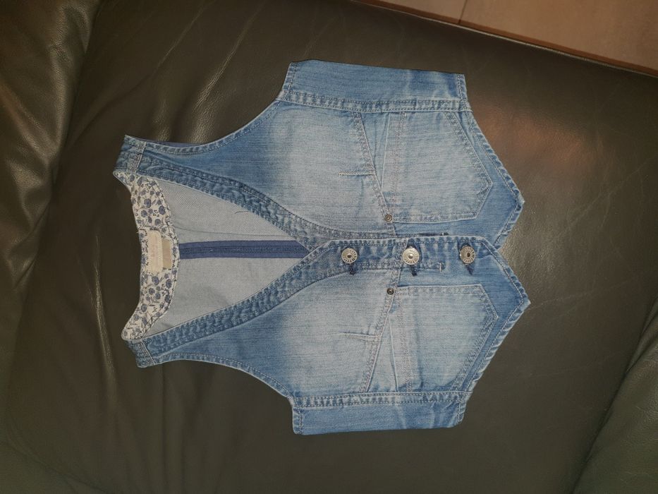 Kamizelka dżinsowa jeans