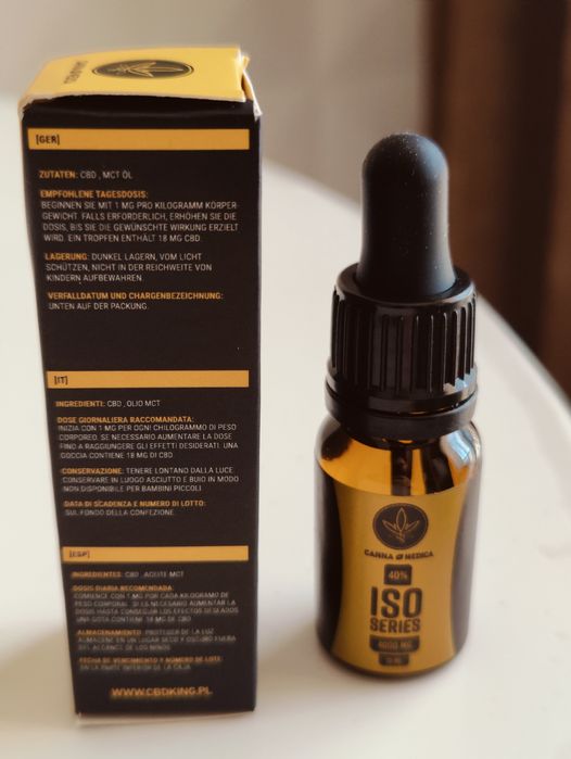 Cbd олія 40% (4000 mg) 10 мл. Canna Medica